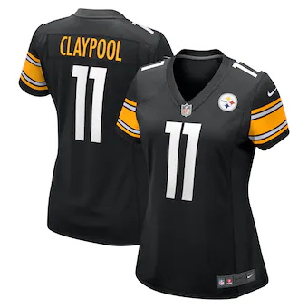 womens nike chase claypool black pittsburgh steelers player